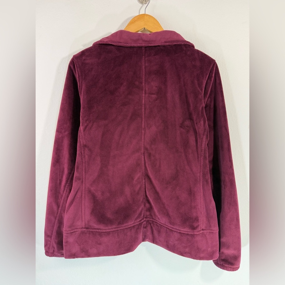 The North Face Women’s Osito Jacket Burgundy Size L Fleece - Picture 3 of 12